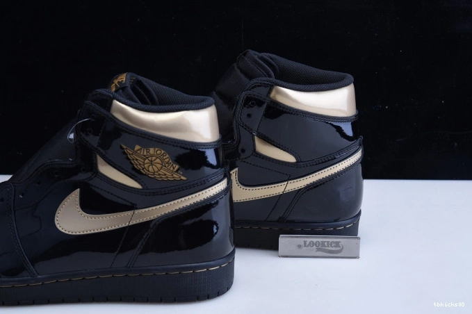 Rep TBkick 555088-032 GOLD BLACK JORDAN (2020) AIR METALLIC HIGH RETRO 1 0819